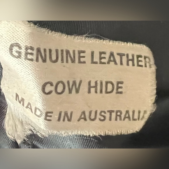 Sally Smith vintage fitted 100% High Quality Leather Black Button Up Jacket sz 4 - Picture 4 of 8